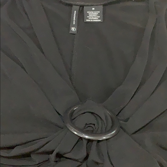 New Directions Black Dress Size Medium EUC - Picture 6 of 7